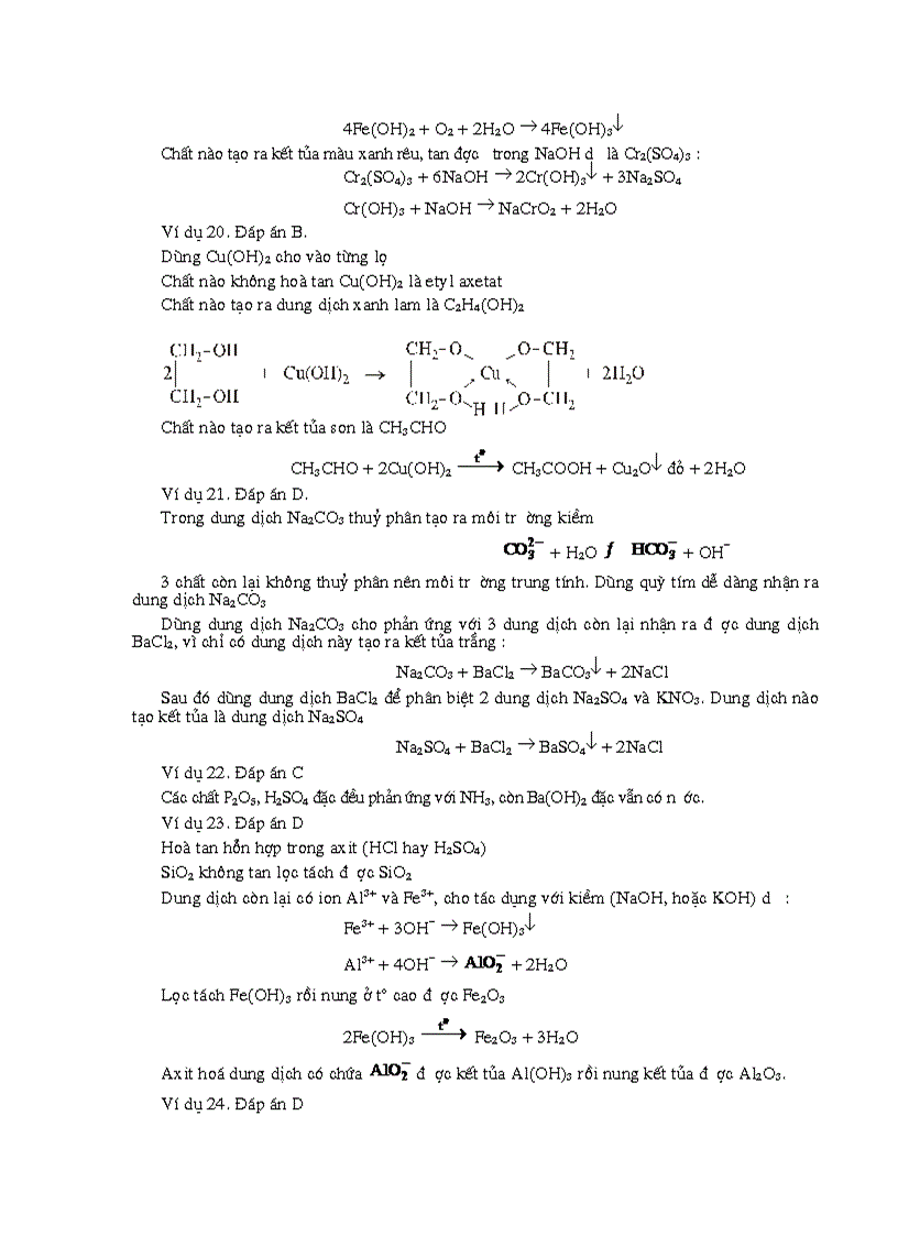 image for page Các dạng bt hóa được dùng làm bài thi trắc nghiệm