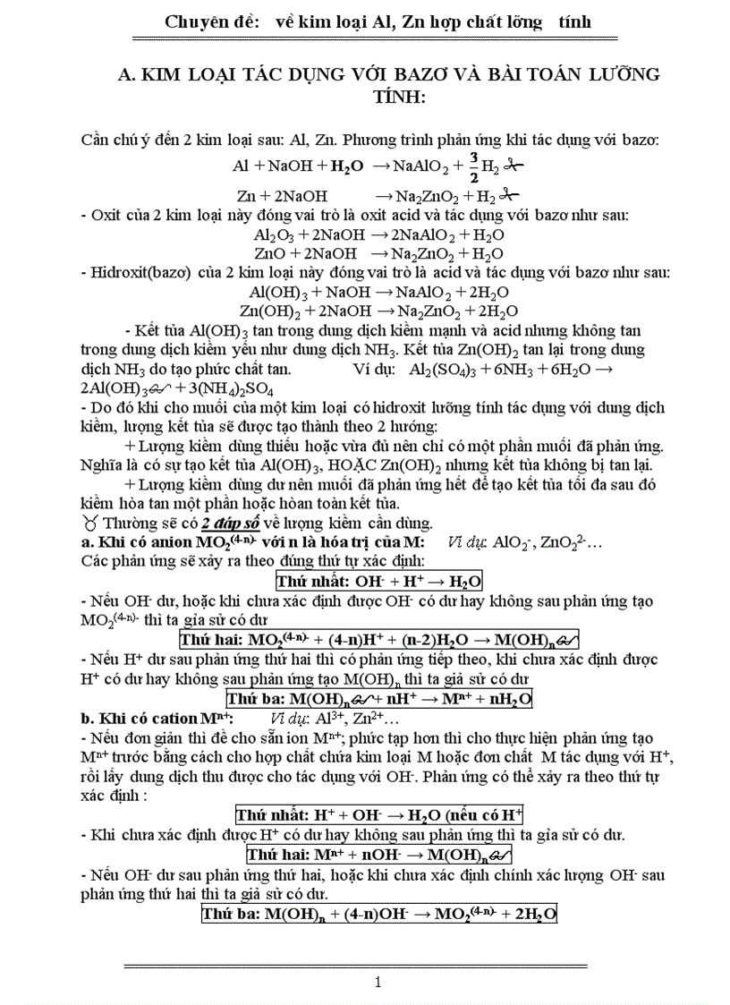 image for page Các phương pháp giải bài tập về Kim loại