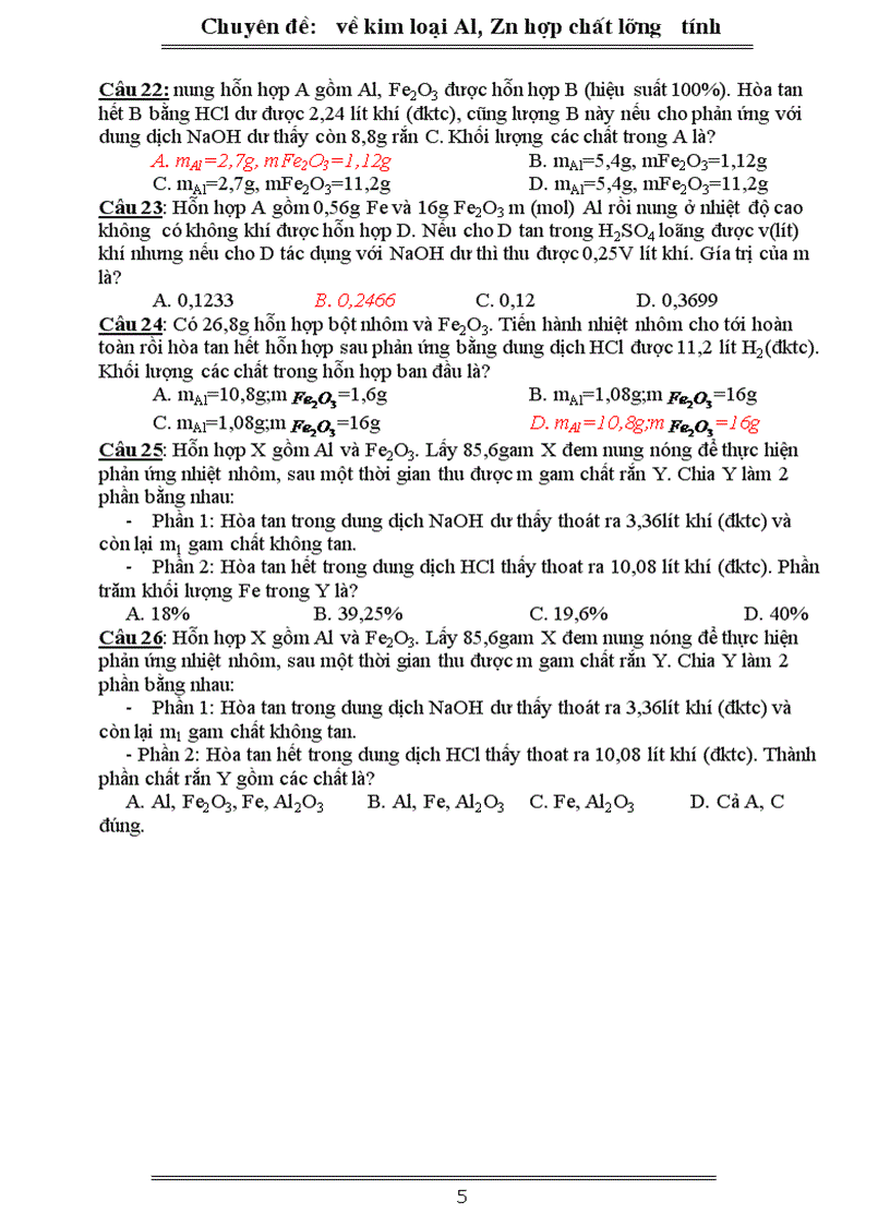 image for page Các phương pháp giải bài tập về Kim loại