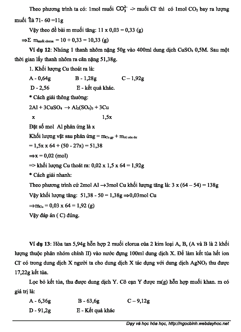 image for page Các phương pháp giúp giải nhanh bài tập hóa học