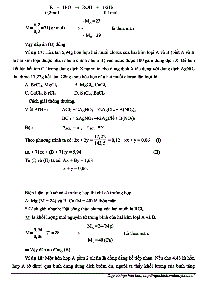 image for page Các phương pháp giúp giải nhanh bài tập hóa học