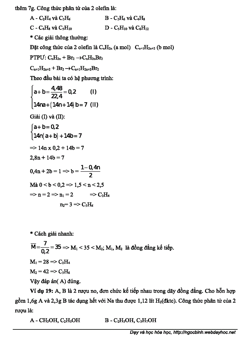 image for page Các phương pháp giúp giải nhanh bài tập hóa học