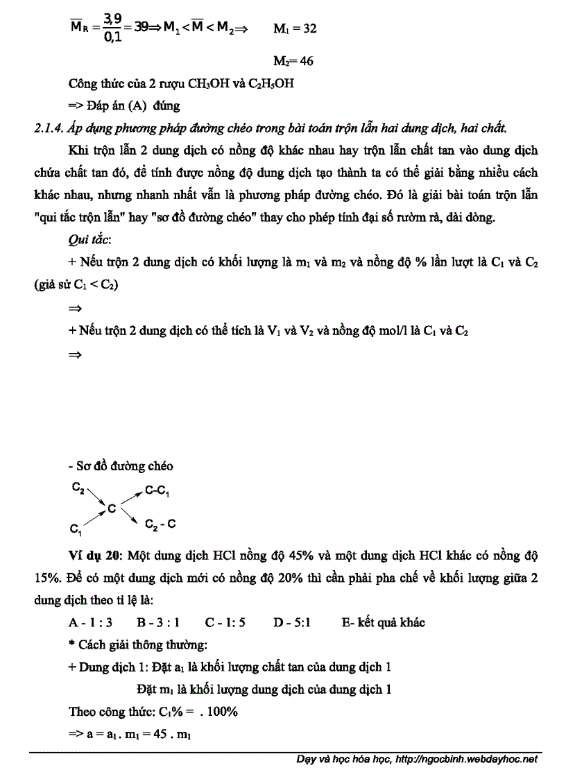 image for page Các phương pháp giúp giải nhanh bài tập hóa học