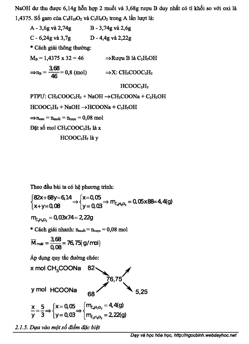 image for page Các phương pháp giúp giải nhanh bài tập hóa học