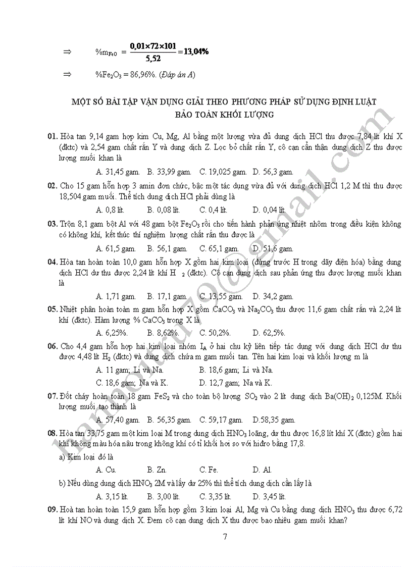 image for page Các pp giải hóa học kèm hướng dẫn và lời giải