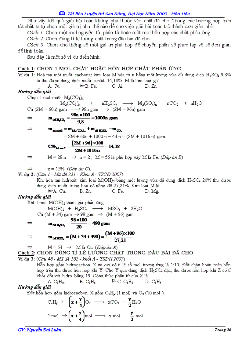 image for page Các PP giải nhanh Hóa học