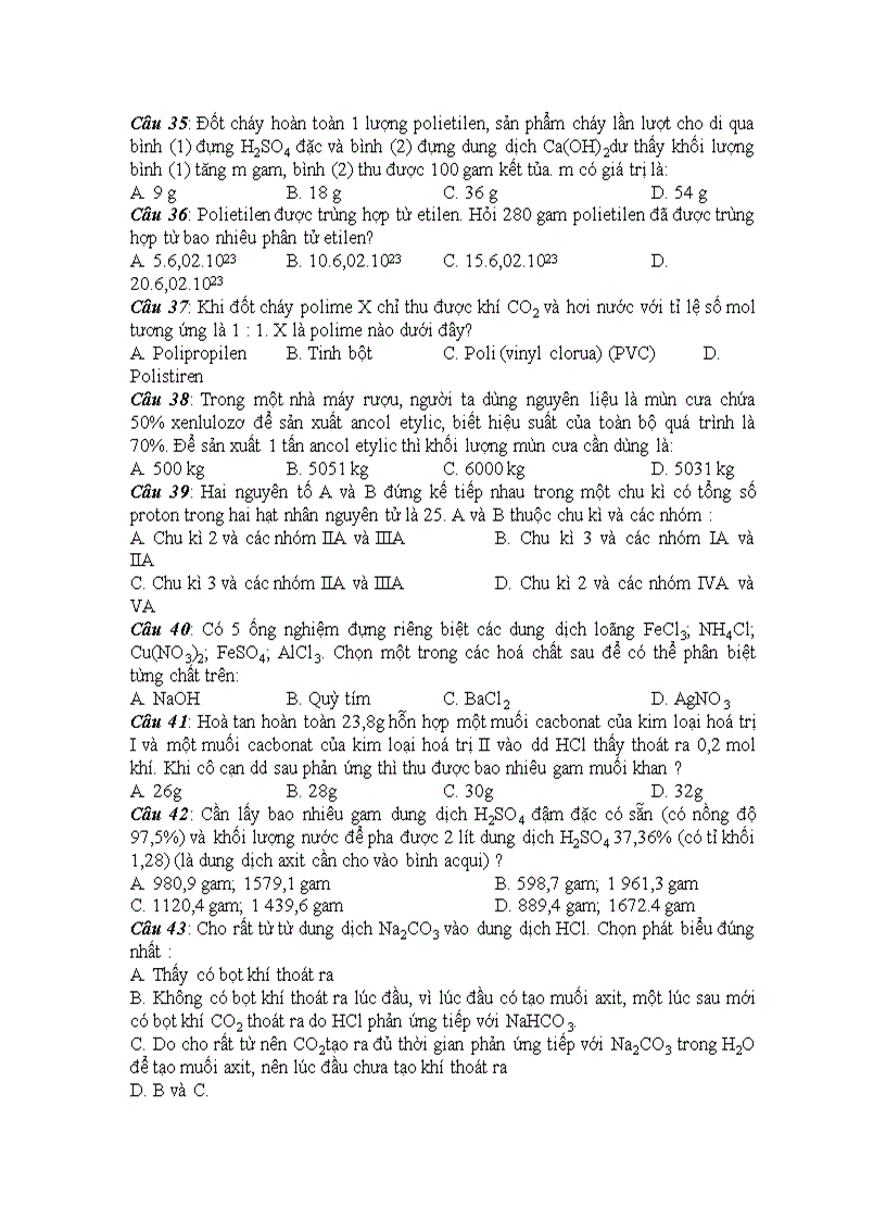 image for page Cau hoi trac nghiem