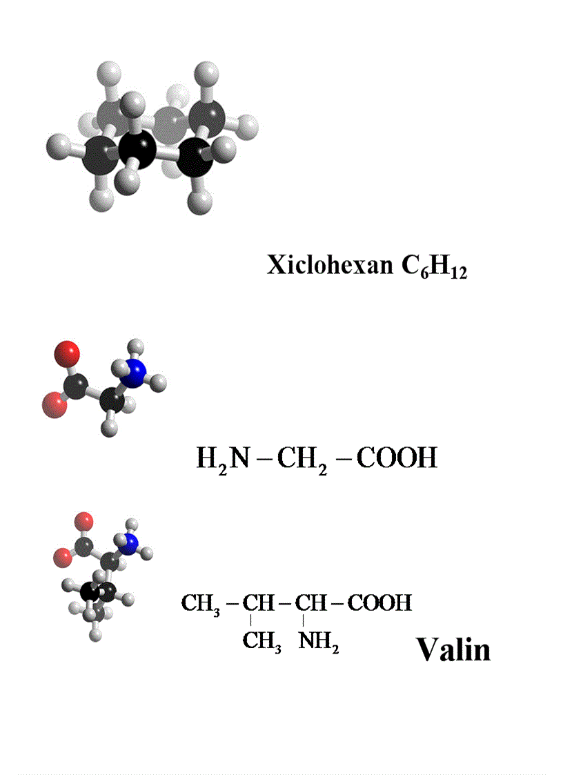 image for page Cấu trúc không gian của phân tử