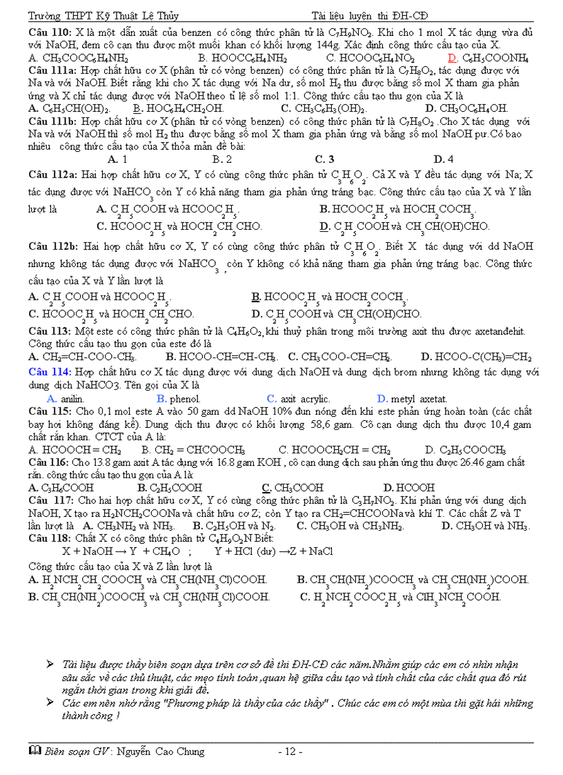 image for page Chiến thuật làm bài thi mới nhất