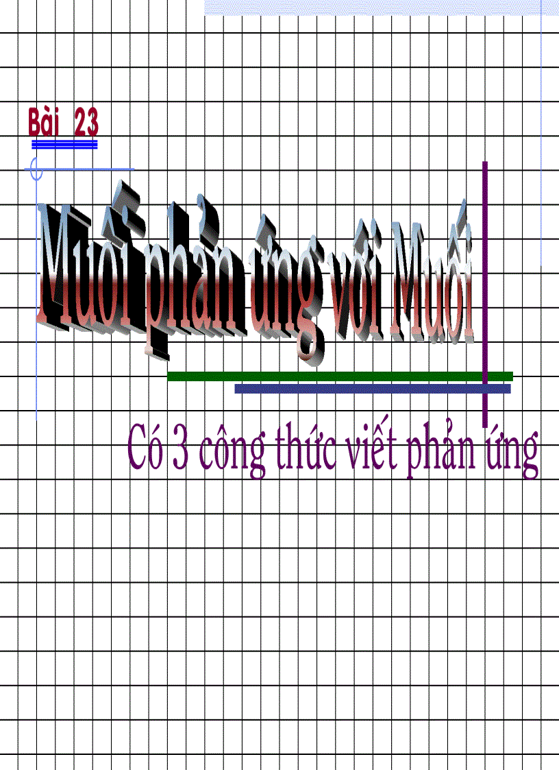 Chuyên dề muối PU với muối