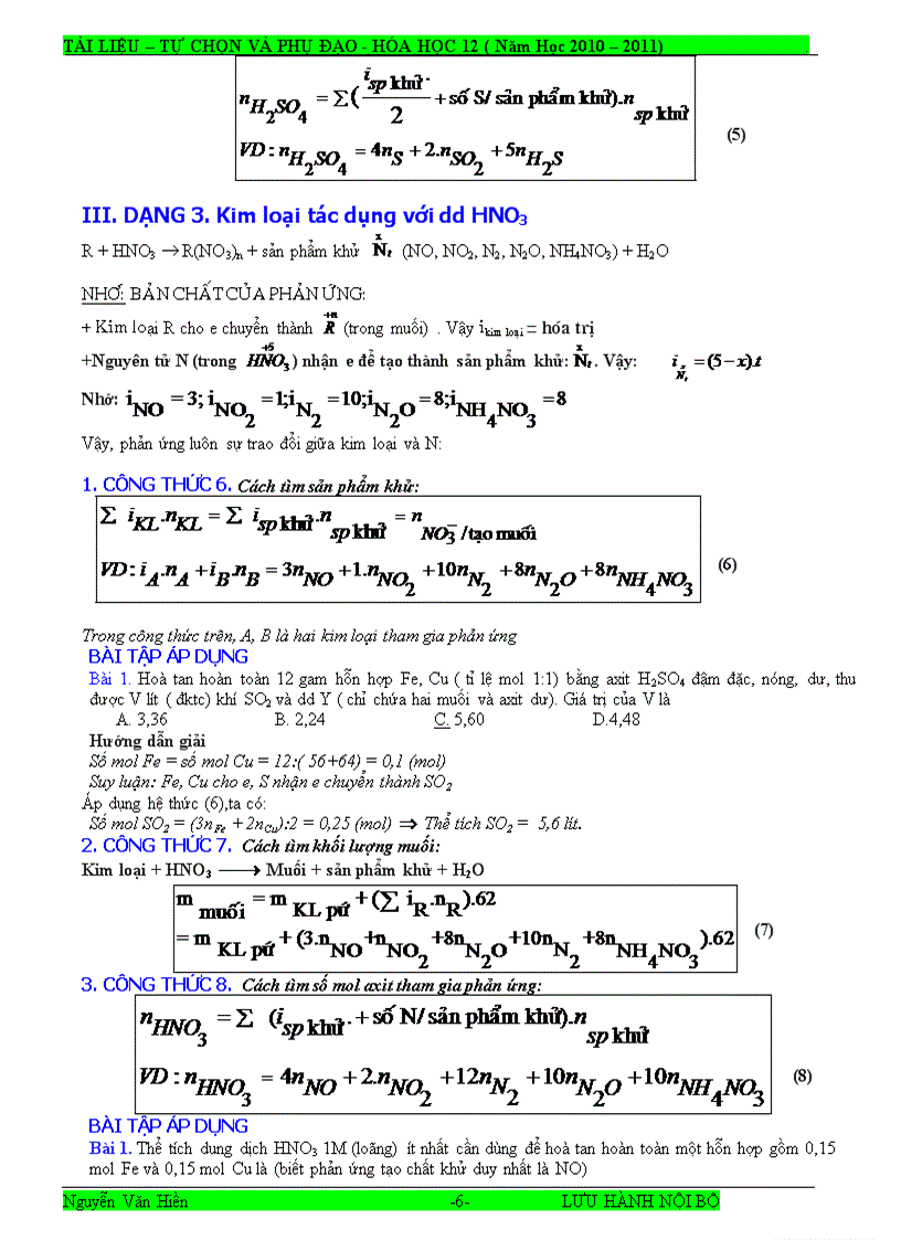 CT GIAI NHANH HIEN doc