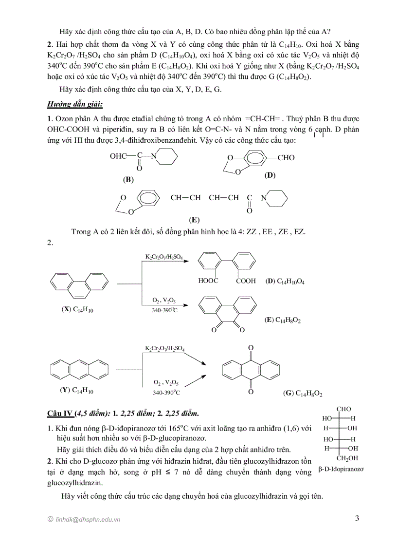 image for page Đáp án đề thi HSG hóa Quốc gia 06