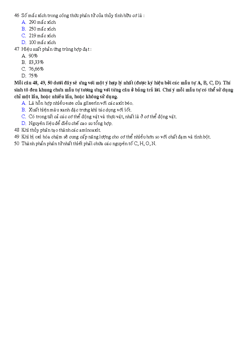 image for page Đề 4 Trắc nghiệm