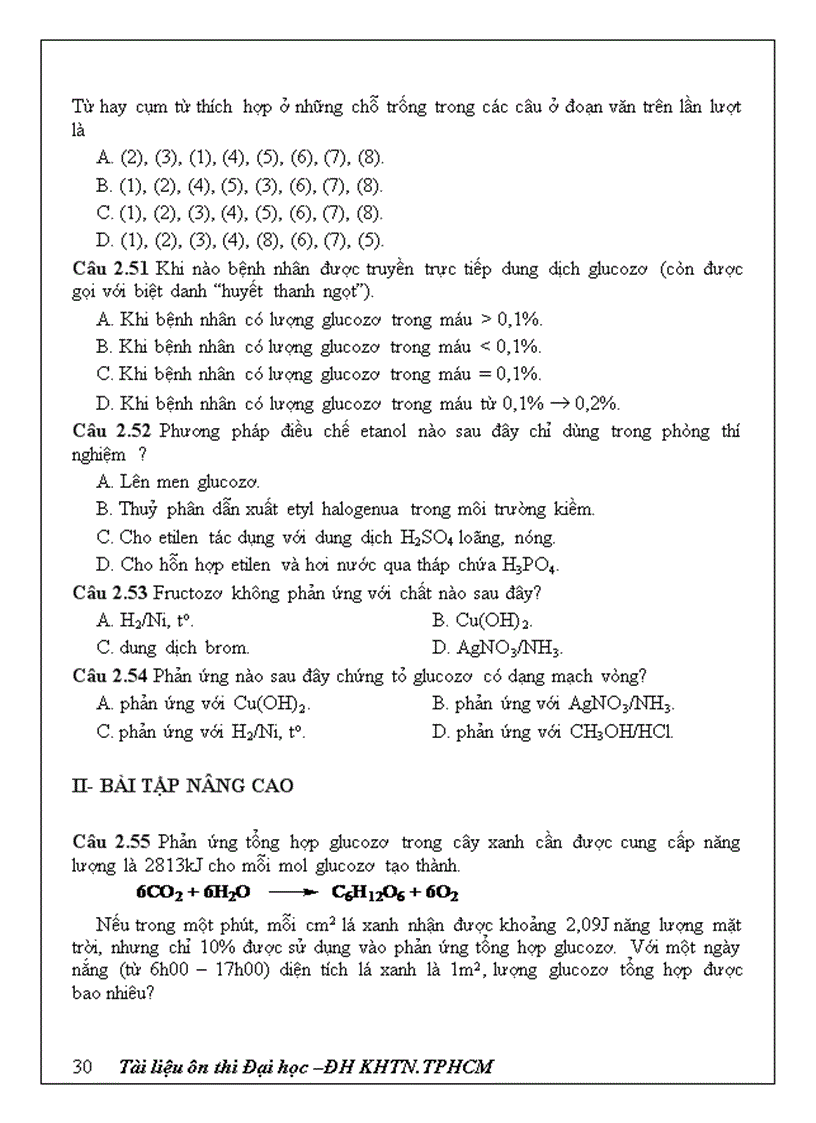 image for page Đề cương ôn thi hóa học 12