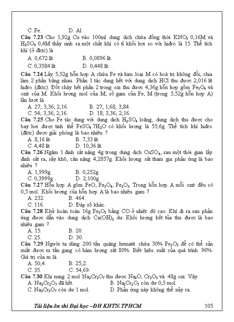 image for page Đề cương ôn thi hóa học 12