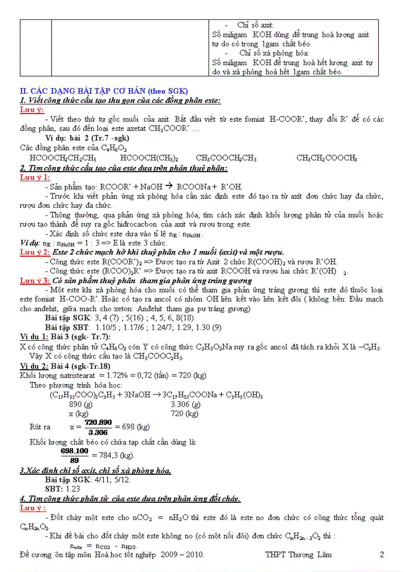 image for page Đề cương ôn thi Tốt nghiệp 2010