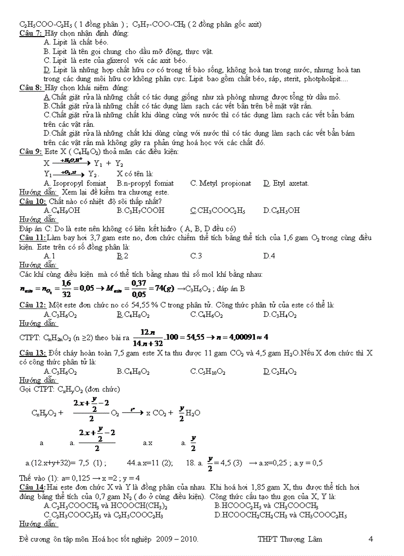 image for page Đề cương ôn thi Tốt nghiệp 2010