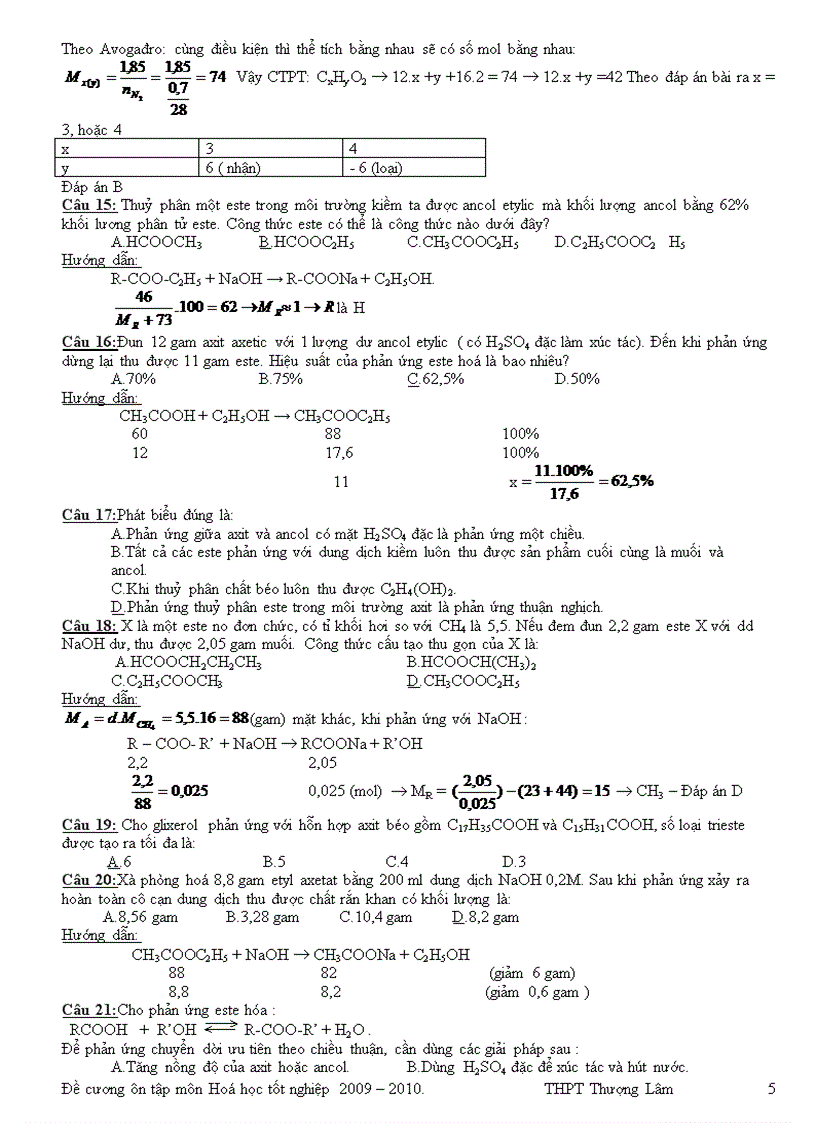 image for page Đề cương ôn thi Tốt nghiệp 2010