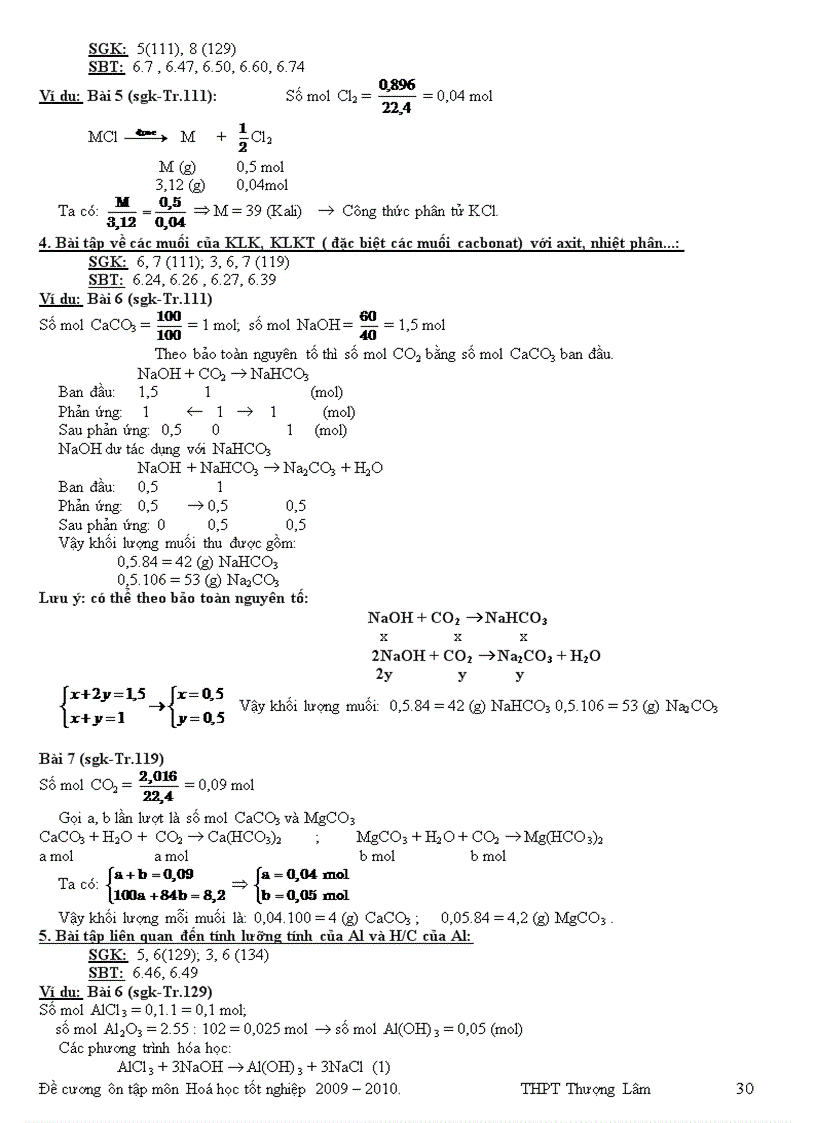 image for page Đề cương ôn thi Tốt nghiệp 2010