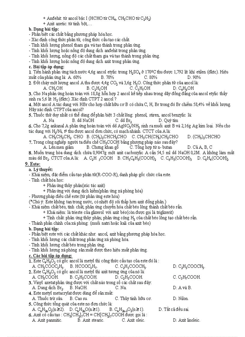 image for page Đề cương ôn thi tốt nghiệp