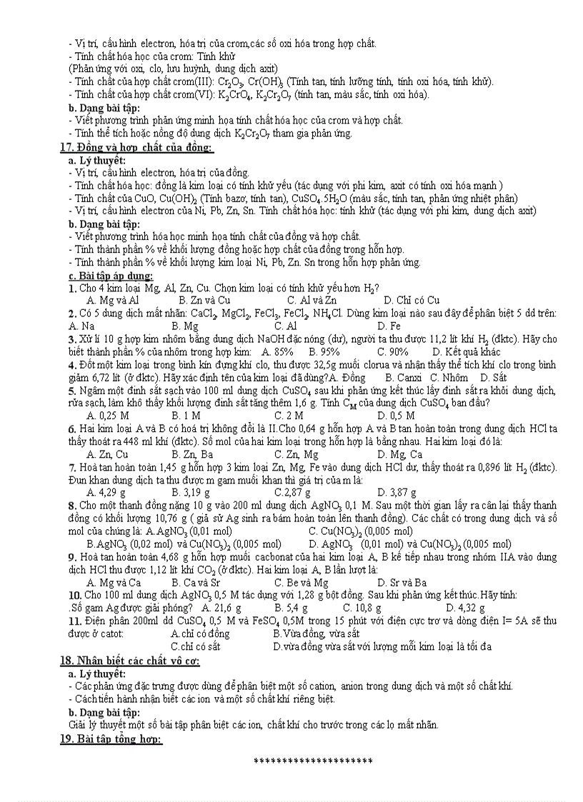 image for page Đề cương ôn thi tốt nghiệp