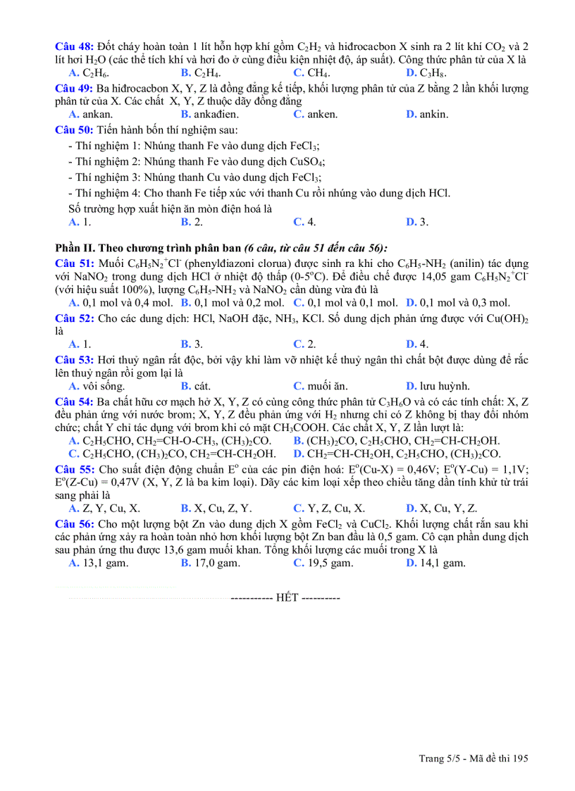 image for page Đề hóa khối b năm 2008