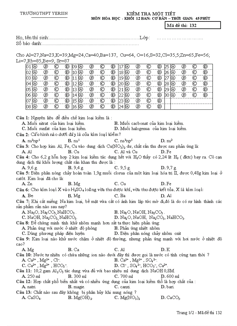 image for page De kiem tra lan 1 hk 2 khoi 12 2011