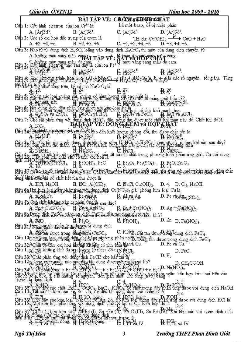 image for page Đê thi Ôn thi tốt nghiệp THPT