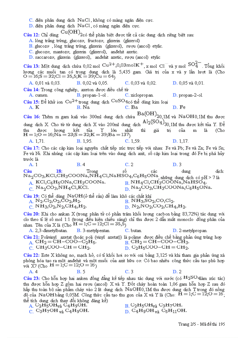 image for page Đề thi thử Đại học 5