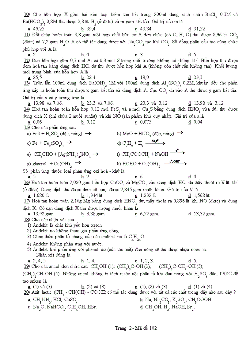 image for page Đề thi thử đại học trường bỉm sơn thanh hoá