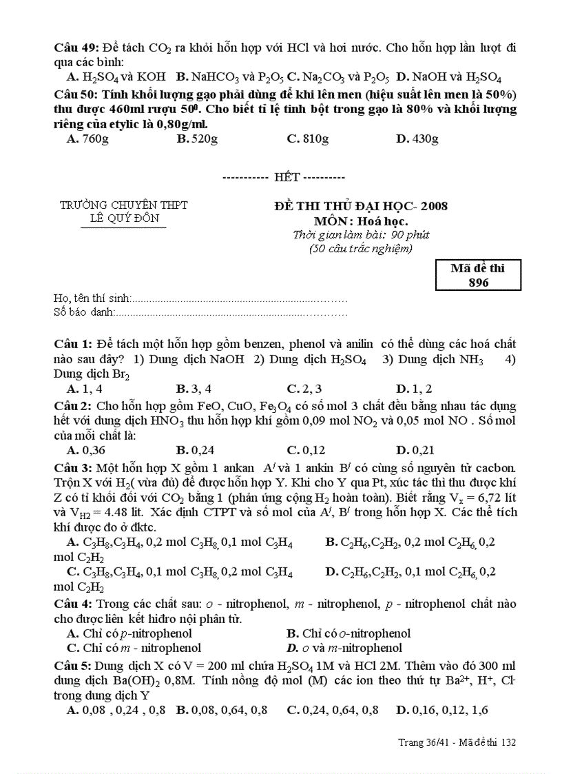 image for page Đề thi thử đh 2008 lê quý đôn quảng trị