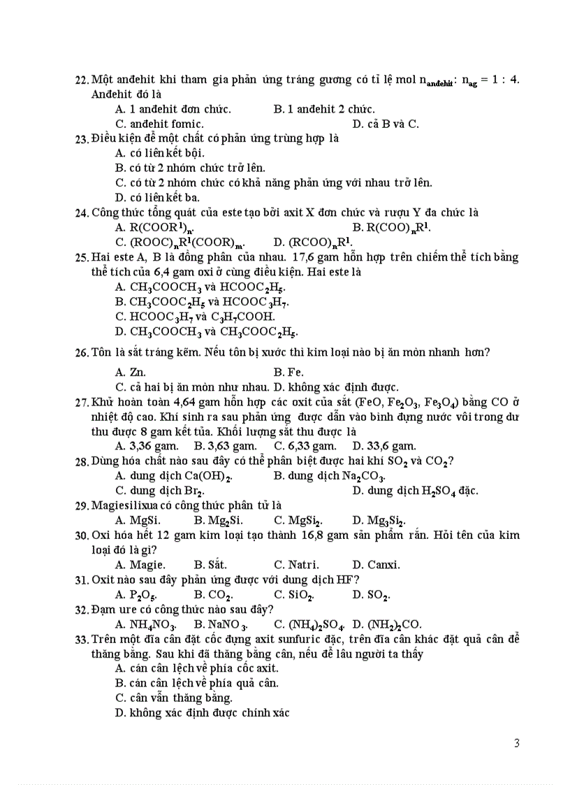 image for page Đề thi thử ĐH 2009 đáp án