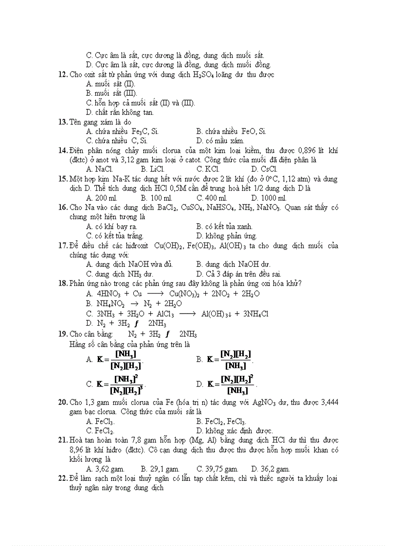 image for page Đề thi thử đh 2009 mã 04 đáp án