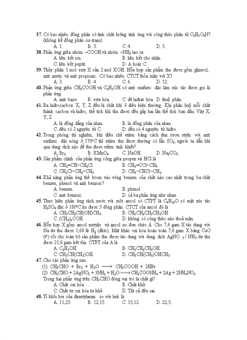 image for page Đề thi thử đh 2009 mã 04 đáp án