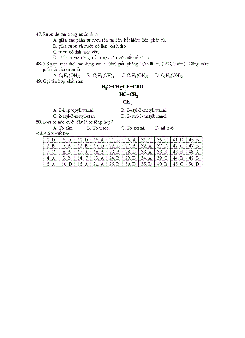 image for page Đề thi thử đh 2009 mã 05 đáp án