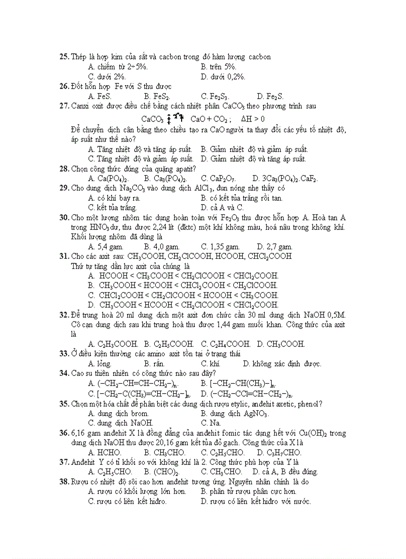 image for page Đề thi thử đh 2009 mã 09 đáp án