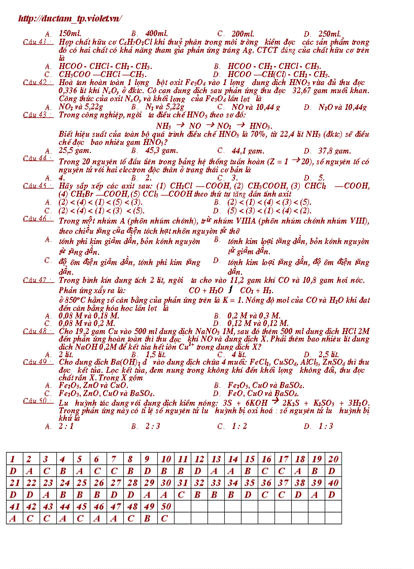 image for page Đề thi thử đh hóa 2011 số 7