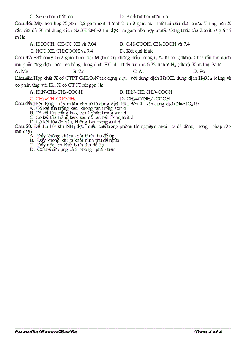 image for page Đề thi thử ĐH Số 10 rất hay