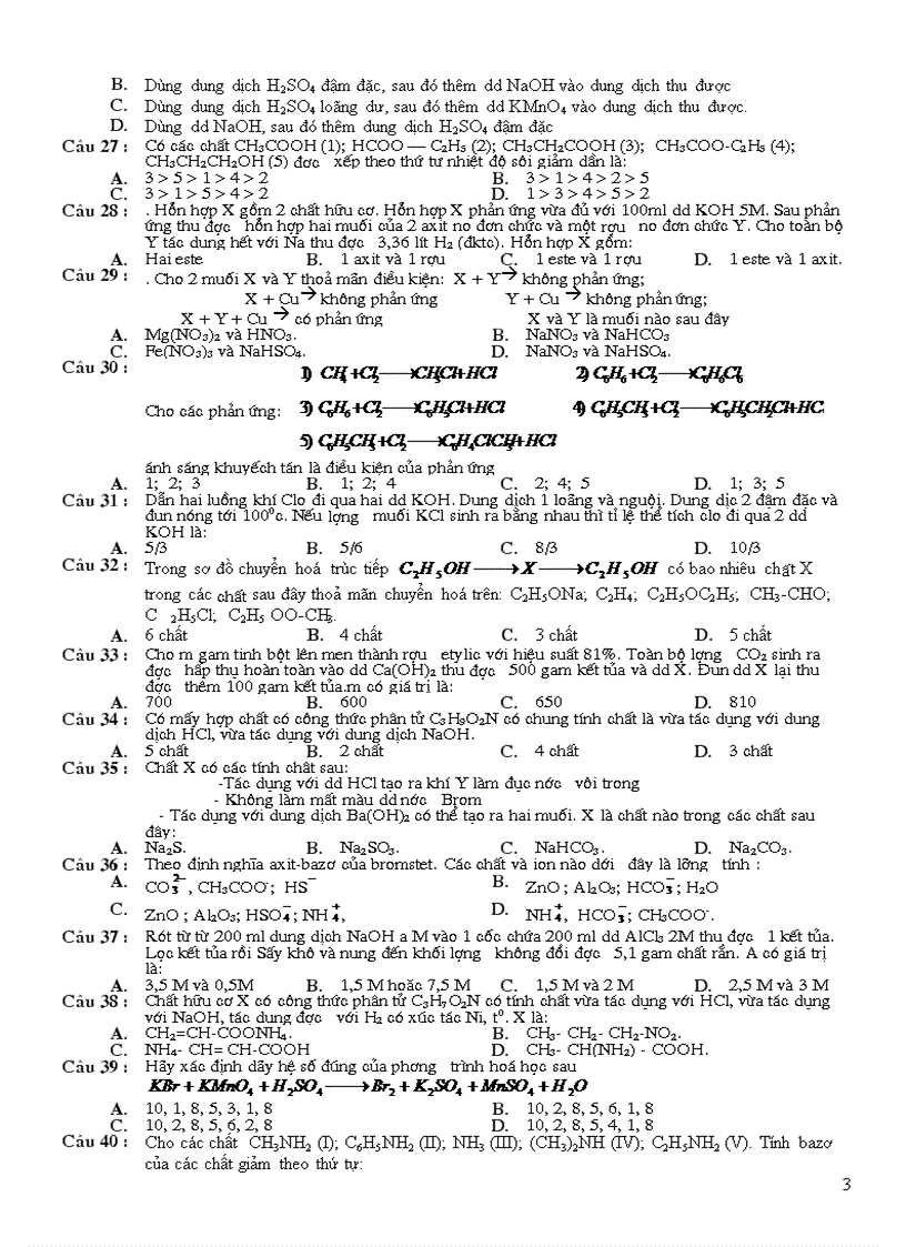 image for page Dề thi thử ĐH tháng 4 2009 có ĐA