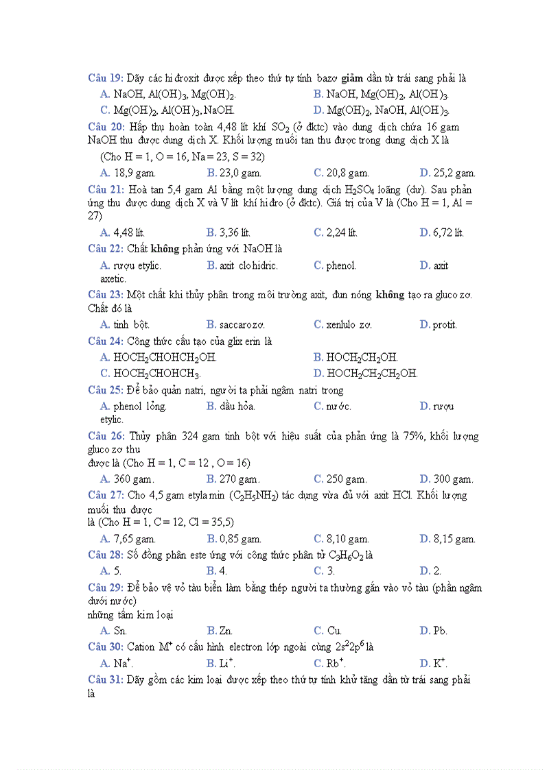 image for page Đề thi tốt nghiệp đáp án