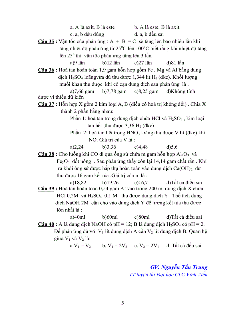 image for page Đề TN hóa 6