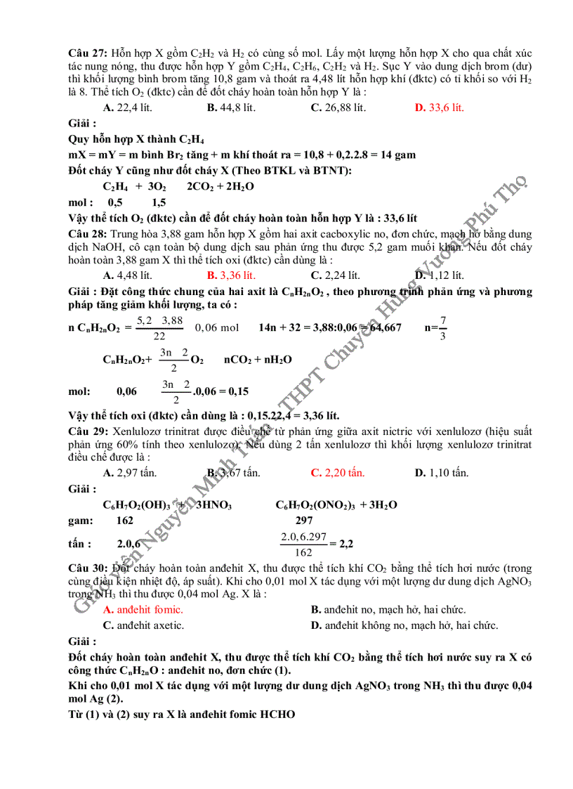 image for page Giải chi tiết đề hóa khối a 2011