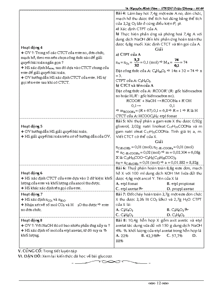 image for page Giao an 12 ban co ban ca nam