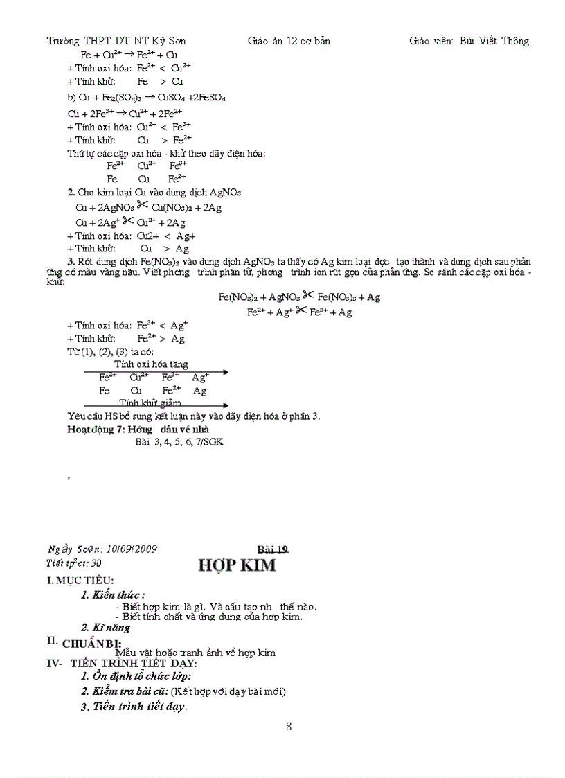 image for page Giáo án 12 cơ bản CHƯƠNG 5 KIM LOẠI