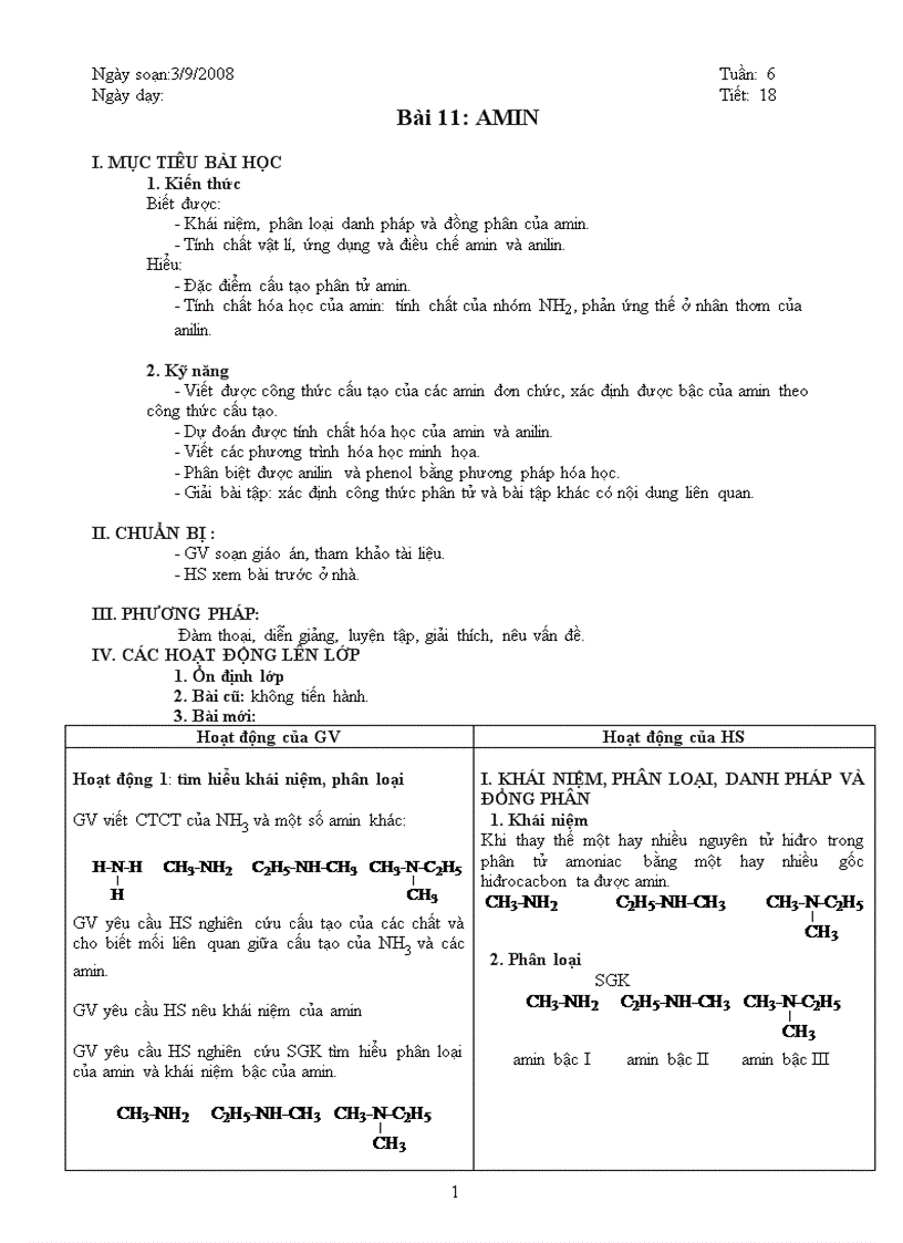 image for page Giáo án 12 nâng cao chương amin amino axit protein