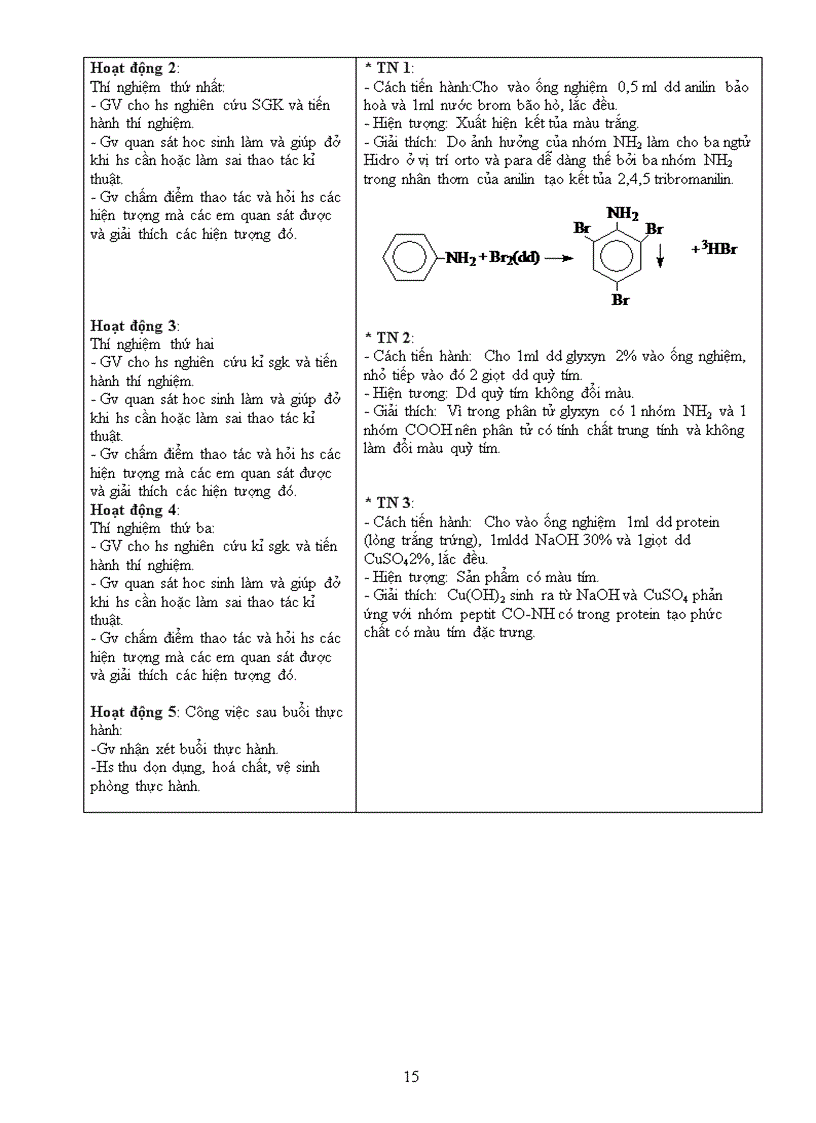 image for page Giáo án 12 nâng cao chương amin amino axit protein