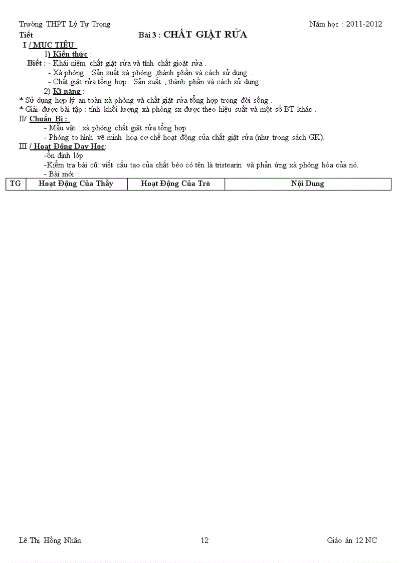 image for page Giáo án 12 nc 4 cột