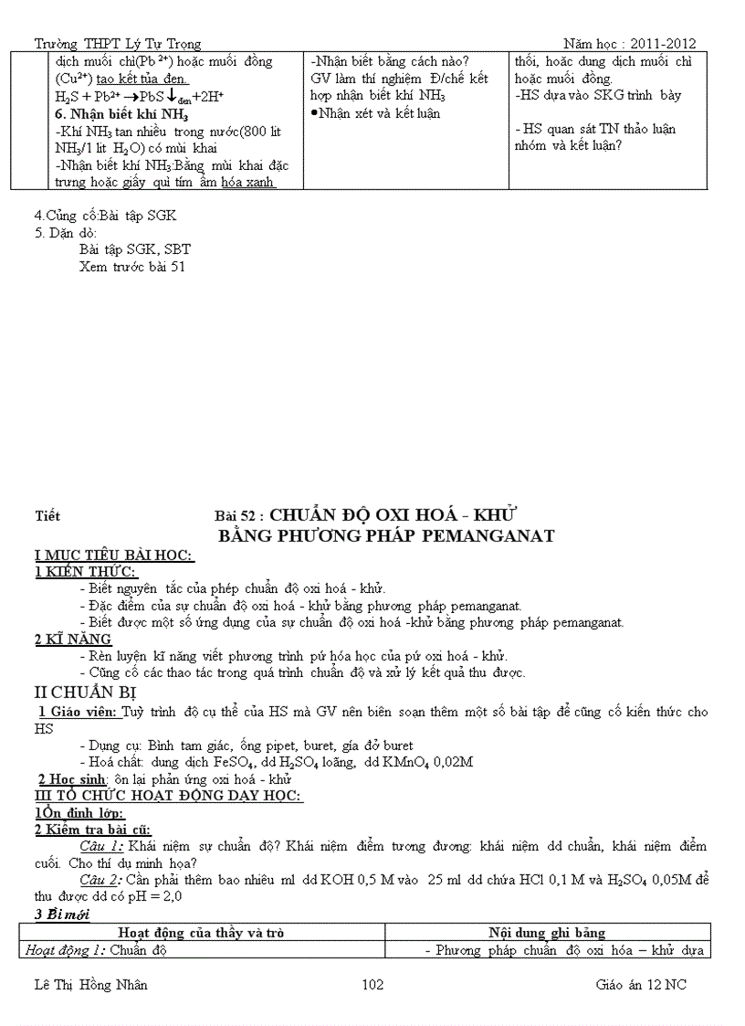 image for page Giáo án 12 nc 4 cột