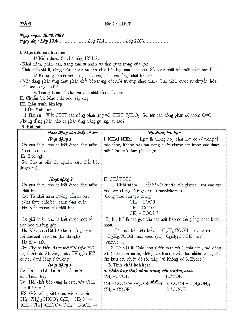 image for page Giáo án 12cb chương 1 1