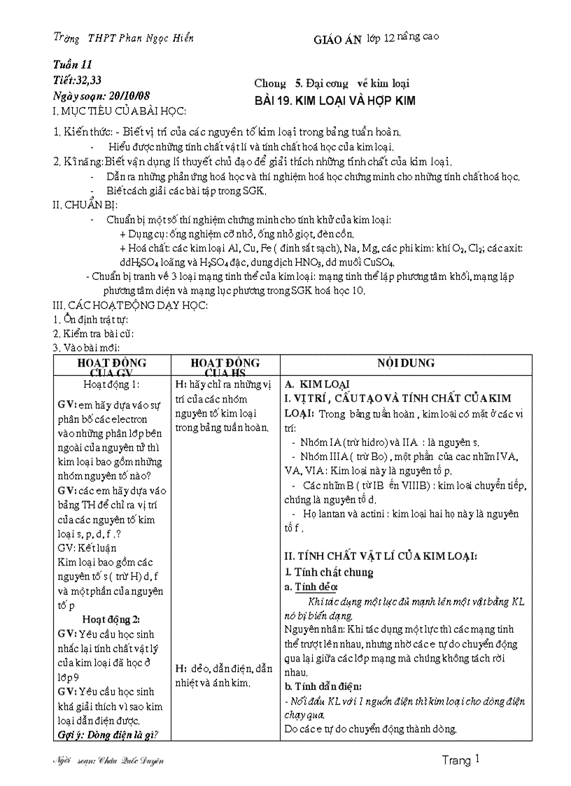 image for page Giao an 12nc chuong 5 6 3cot